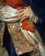 Mengs, Portrait of Ferdinand IV of Naples (detail)