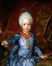 Mengs, L'Archiduc François-Etienne de Habsbourg Lorraine, futur empereur François Ier d'Autriche (détail)