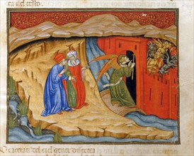 The Divine Comedy, Hell: Dante and Virgil meet the Angel at the gate of the City of Dis