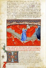 "La Divine Comédie", L'Enfer : Dante et Virgile devant la tombe du pape Anastase IV