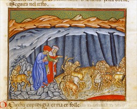 "La Divine Comédie", L'Enfer : Dante et Virgile rencontrent les Centaures