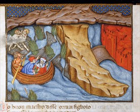 The Divine Comedy, Hell: Dante and Virgil on the Styx with Phlegyas