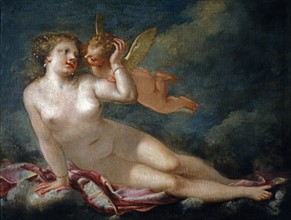 Pietro Liberi, Vénus dans les nuages avec un Amour