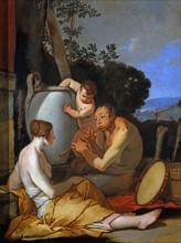 Giulio Carpioni, Pan et une nymphe