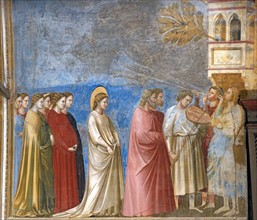 Giotto, Le cortège nuptial de la Vierge
