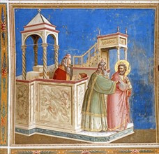 Giotto, Joachim chassé du Temple