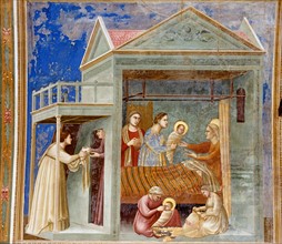 Giotto, La naissance de la Vierge