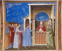 Giotto, The Bringing of the Rods to the Temple
