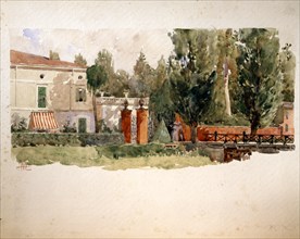 Vue de la Villa Verdi à Sant'Agata (Italie)