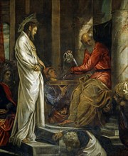 Tintoretto, Christ Before Pilate (Detail)