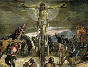 Tintoretto, La Crucifixion (détail)