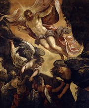 Tintoretto, La résurrection du Christ (détail)