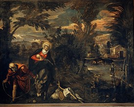 Tintoretto, La fuite en Egypte
