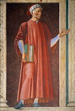 Andrea del Castagno, Portrait de Dante Alighieri