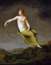 Tischbein, Cycle idyllique : Figure féminine suspendue dans les airs
