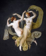 Tischbein, Cycle idyllique : Nymphes dansantes suspendues dans les airs