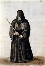 Van Grevenbroeck, Vêtement de la Confrérie de la bonne mort, fondée le 14 décembre 1623 à l'église de San Ermacora e Fortunato à Venise