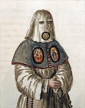 Van Grevenbroeck, Vêtement de la Confrérie de Santa Maria del Suffragio, fondée le 21 mai 1660 dans la petite collégiale de San Basso Martire à Venise