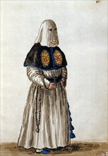 Van Grevenbroeck, Vêtement de la Confrérie du Suffrage de Notre-Dame de la Santé, fondée en 1662 à l'église de San Vito et Modesto à Venise