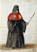 Van Grevenbroeck, Vêtement de l'Archiconfrérie de San Gaetano, fondée le 13 juillet 1696 à l'église de San Fantino à Venise