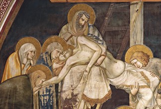 Lorenzetti, La Déposition de Croix (détail)