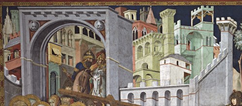 Lorenzetti, La Montée au Calvaire (détail)