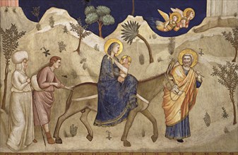 Giotto, La fuite en Egypte