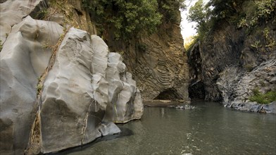 Gorges de la rivière Alcantara (Sicile)