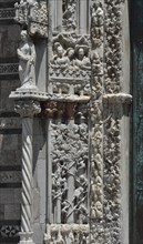 Cathédrale de Messine, détail du portail central