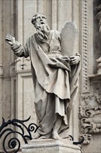 Moïse, statue de la Collégiale basilique de Saint-Sébastien d'Acireale (Sicile)