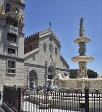 Cathédrale Santa Maria et fontaine d'Orion