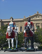 Les géants Mata et Grifone de la Ville de Messine (Sicile)