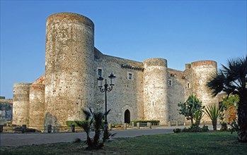Château d'Ursino à Catane (Sicile)