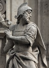 Aaron, statue de la Collégiale basilique de Saint-Sébastien d'Acireale (Sicile)