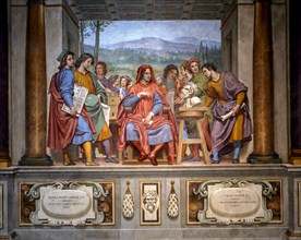 Laurent le Magnifique entouré d'artistes à la Cour de Florence