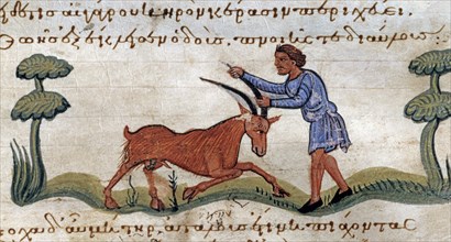 Oppian of Apamea, 'Cynegetica': Man tames animals. Treatise on Aries