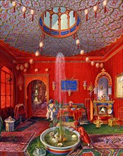 Germano Prosdocimi, Salon oriental de la Villa Lazarovich à Trieste (détail)