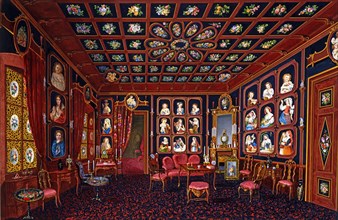 Germano Prosdocimi, Salon de conversation de la Villa Lazarovich à Trieste