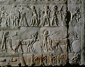 Relief de la tombe de Horemheb à Saqqarah