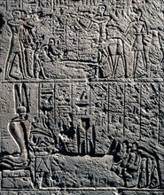 Relief de la tombe TT82 d'Amenemhat, scribe de la XVIIIe dynastie