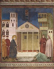 Giotto, Saint François reçoit les honneurs d'un homme d'Assise