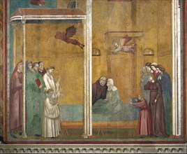 Giotto, Le miracle de la femme ressuscitée