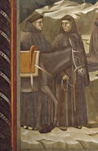 Giotto, Le miracle de la source (détail)