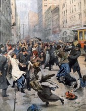 La révolte des couturières à New York pour améliorer l'emploi et les conditions de travail (1913)