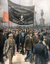Les marcheurs de la faim. Manifestation à Londres (1922)