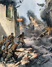 Guerre civile espagnole. La ville de Mungia dynamitée par les Républicains (1937)