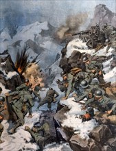 Les troupes italo-allemandes contrecarrent l'avance des forces alliées dans les cols alpins franco-italiens (1944)