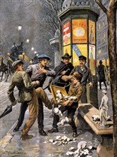 Délinquance juvénile : le jeune Aristide Borelli, colporteur italien, agressé par une bande de mineurs à Paris (1903)