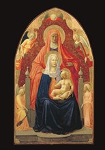 Masaccio et Masolino da Panicale, Vierge à l’Enfant avec sainte Anne