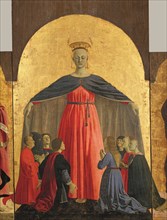 Piero della Francesca, Polyptyque de la Vierge de Miséricorde (détail)